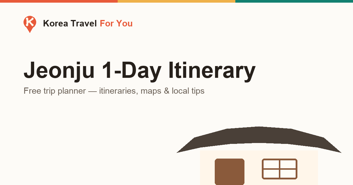 Jeonju Day Trip from Seoul: Hanok Village, Bibimbap & Culture